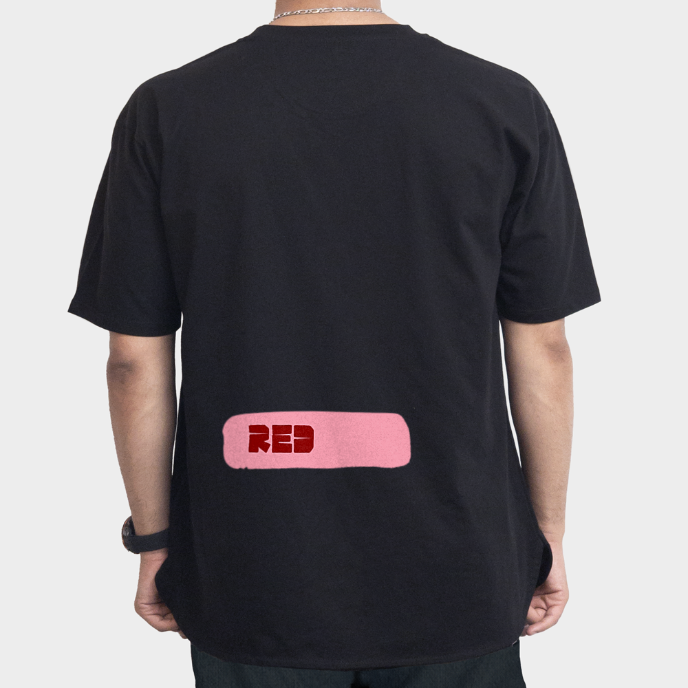 T-shirt starنمای پشت ۱ - رنگ مشکی4