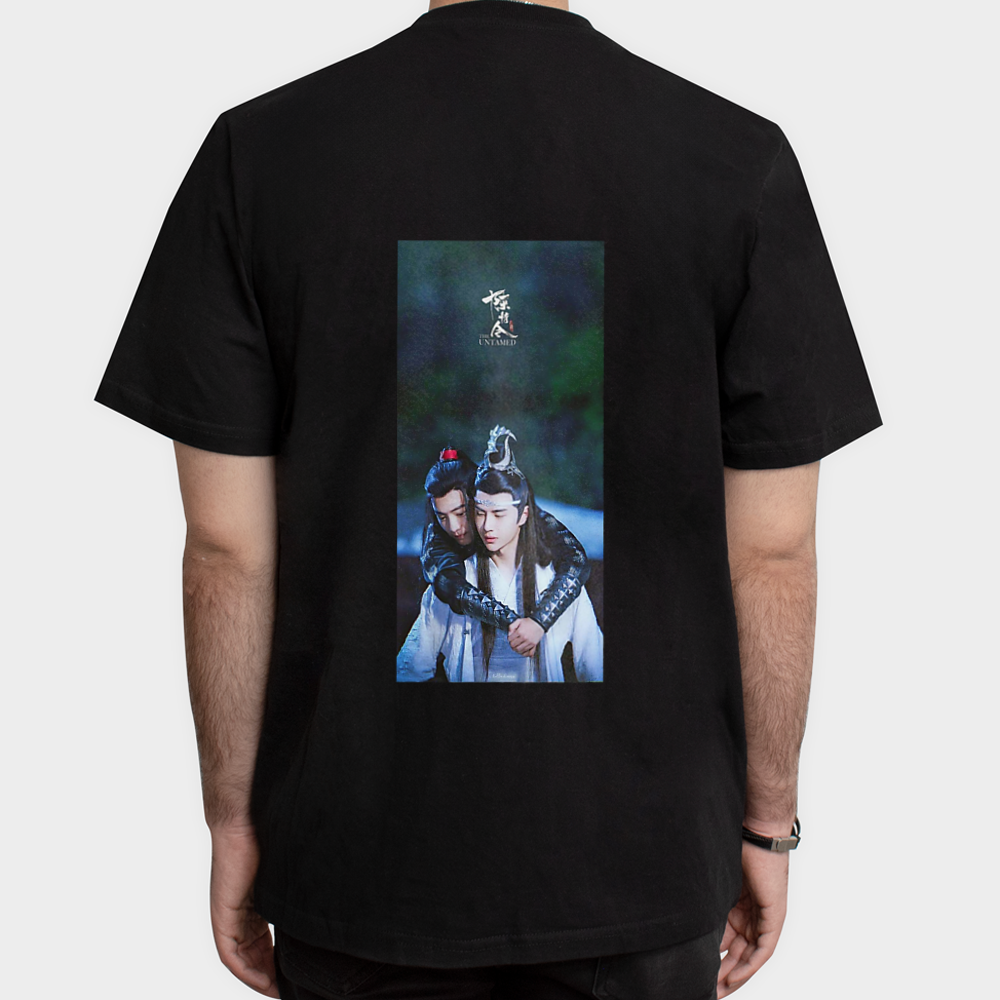 تیشرت رام نشدهنمای پشت - رنگ مشکی0