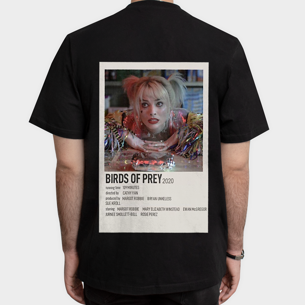 تیشرت Harley quinnنمای پشت - رنگ مشکی
