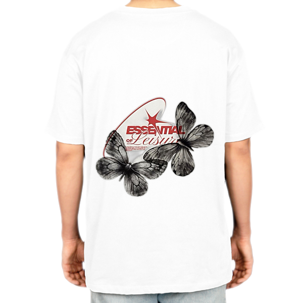 buttfi tshirtنمای پشت - رنگ سفید2