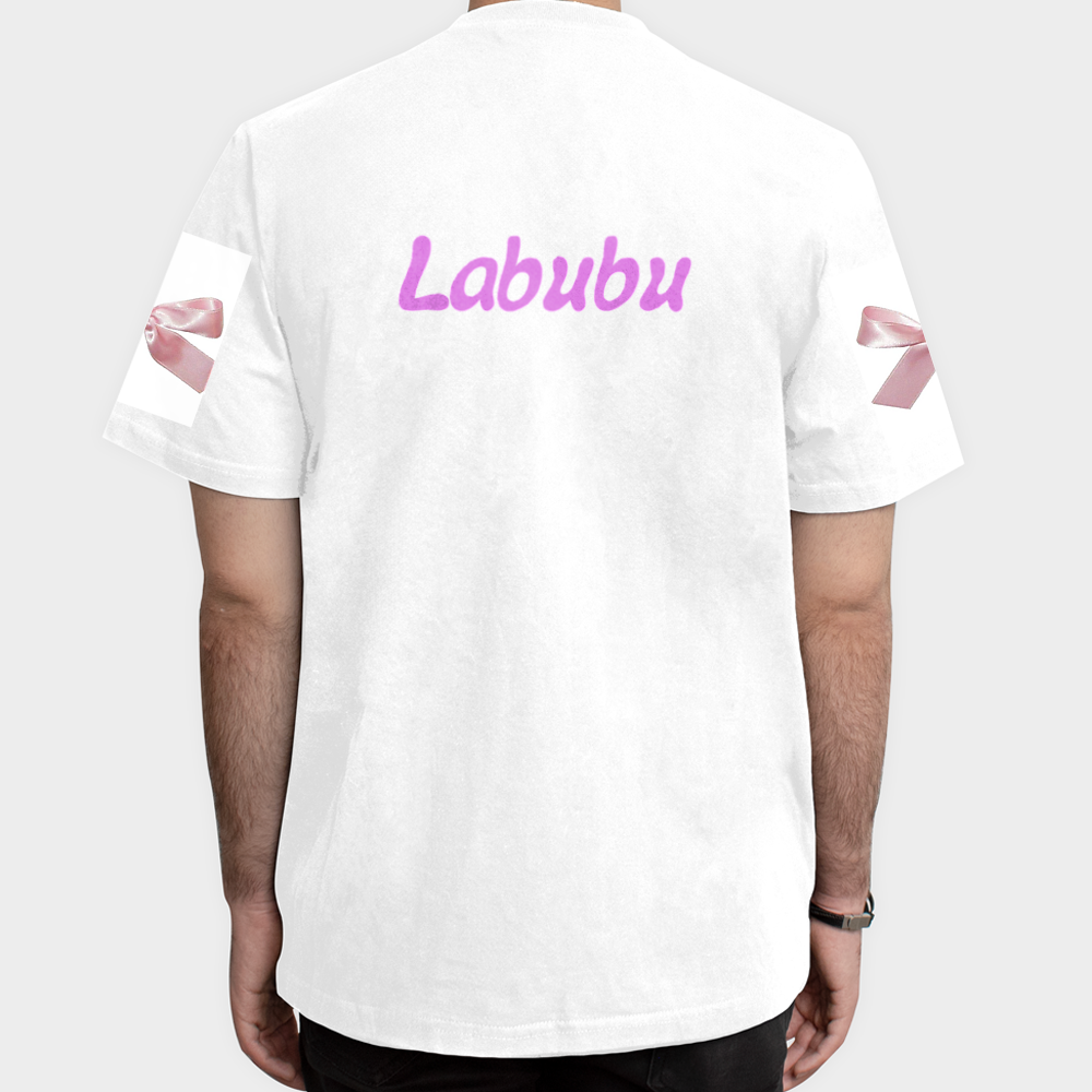 تیشرت لبوبو labubuنمای پشت - رنگ سفید5