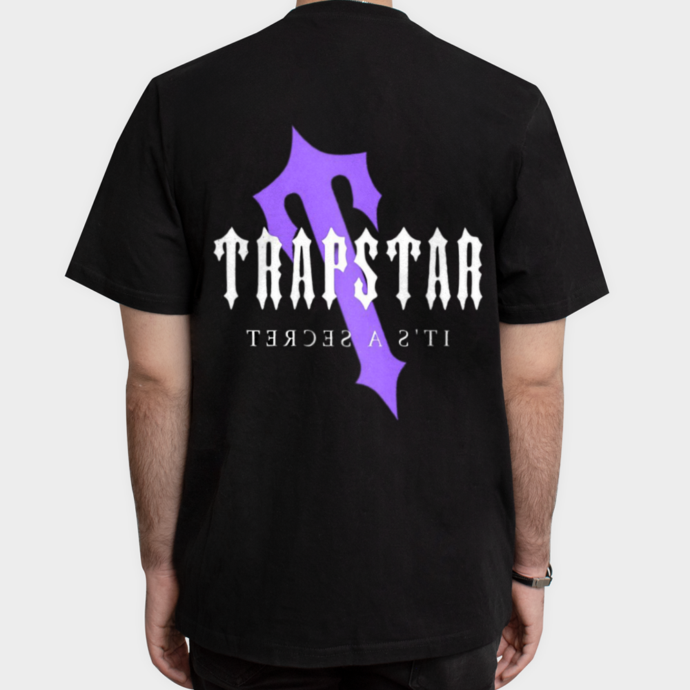 تیشرت تروپ استار(trap star)نمای پشت - رنگ مشکی