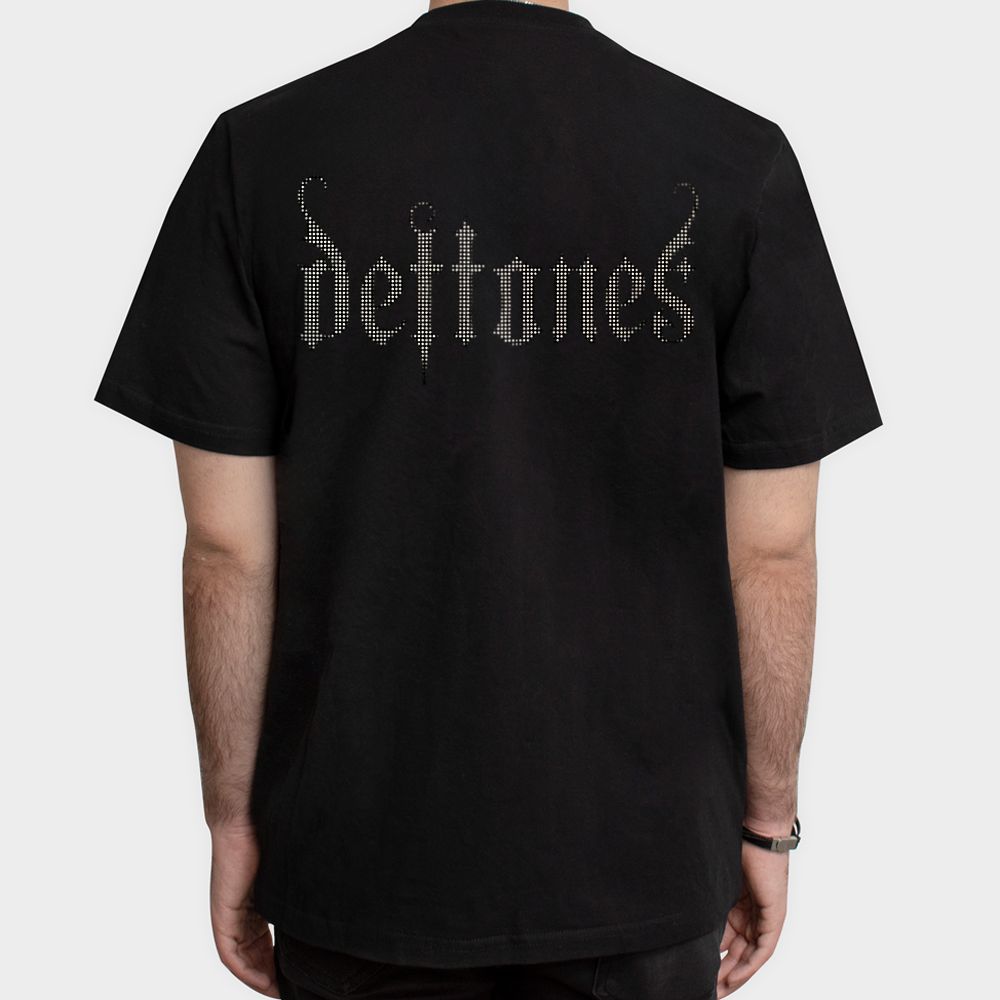 تیشرت دفتونز / deftonesنمای پشت - رنگ مشکی5