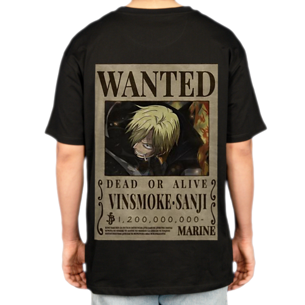 Tshirt One Pieceنمای پشت - رنگ مشکی2