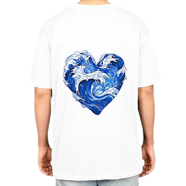 تیشرت کد ۱۰۱۲نمای پشت - رنگ سفید2