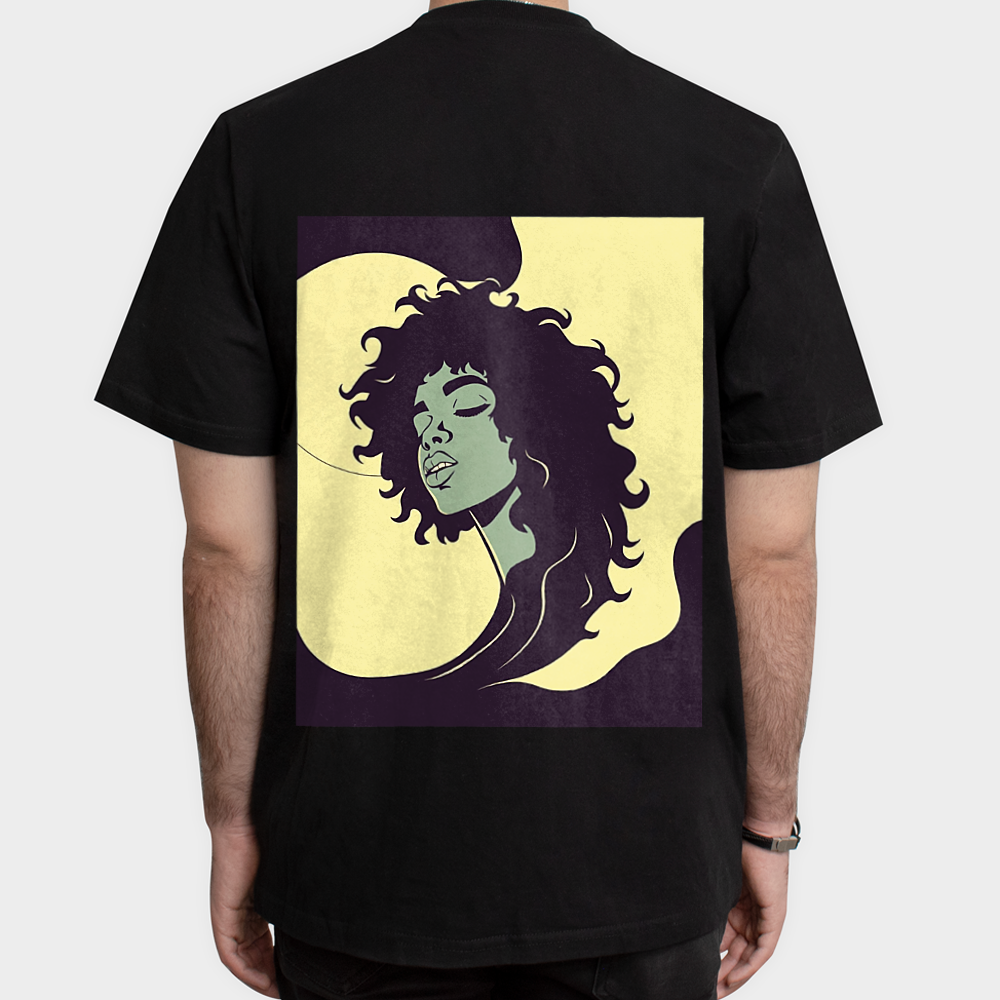 Soul T,shirtنمای پشت - رنگ مشکی5
