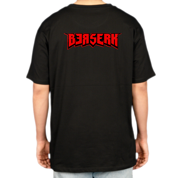 تیشرت طرح berserkنمای پشت - رنگ مشکی