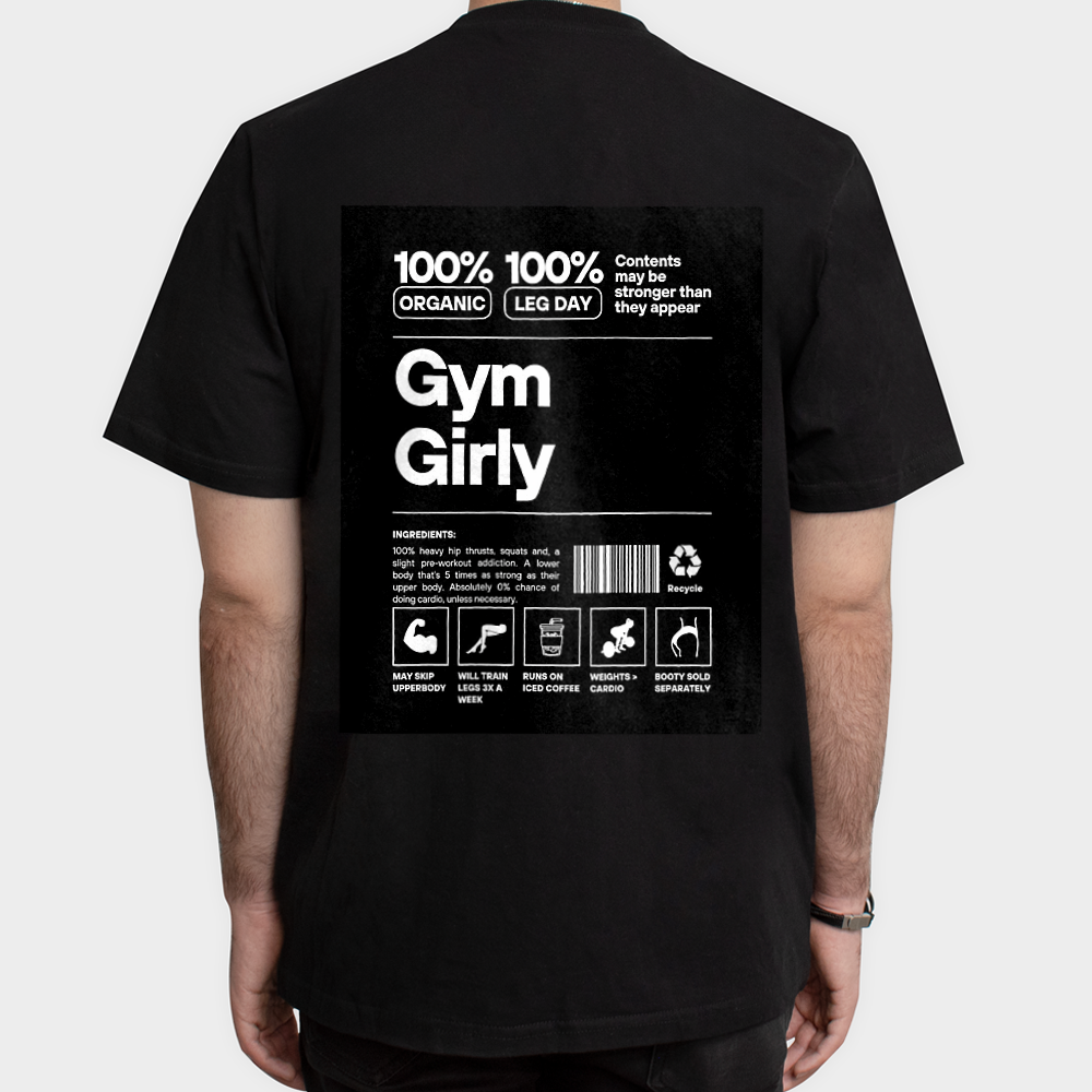 GYM GIRLYنمای پشت - رنگ مشکی5