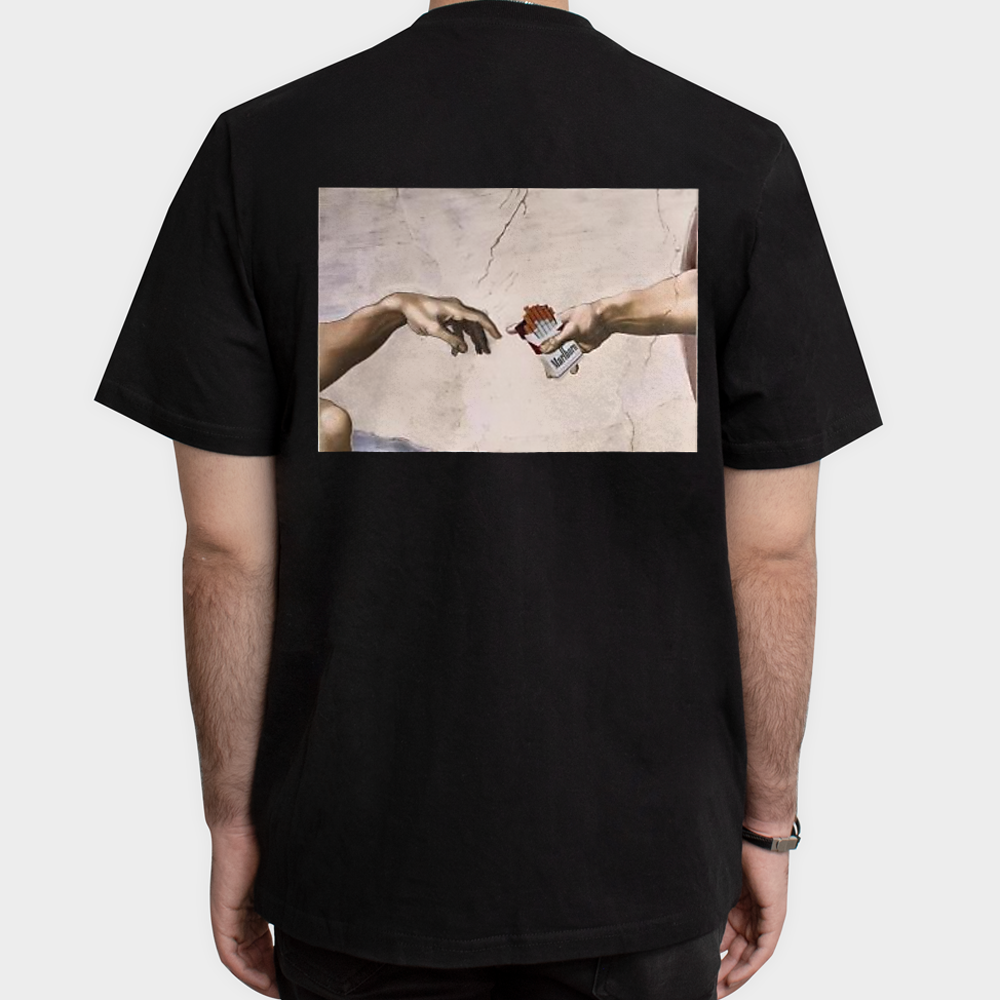 T-shirtنمای پشت - رنگ مشکی
