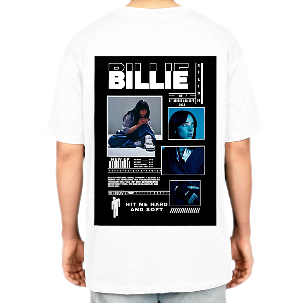 Billie Eilishنمای پشت - رنگ سفید2