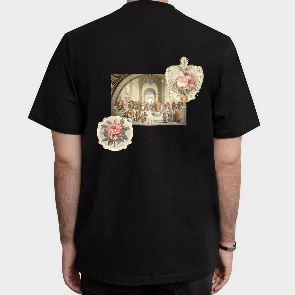 Vintage tshirtنمای پشت - رنگ مشکی5