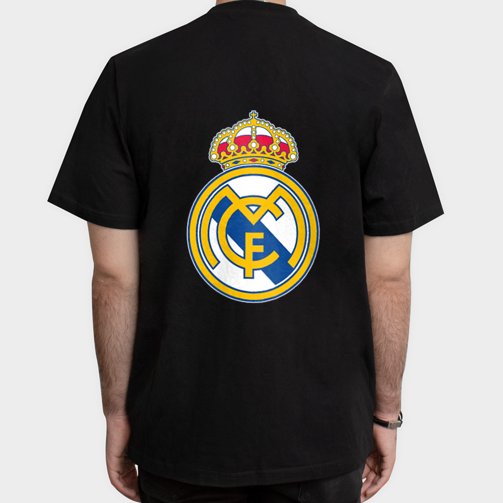 تیشرت real madridنمای پشت - رنگ مشکی