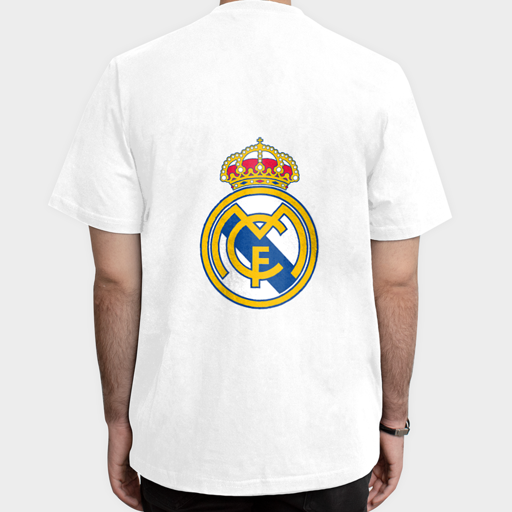 تیشرت real madridنمای پشت - رنگ سفید