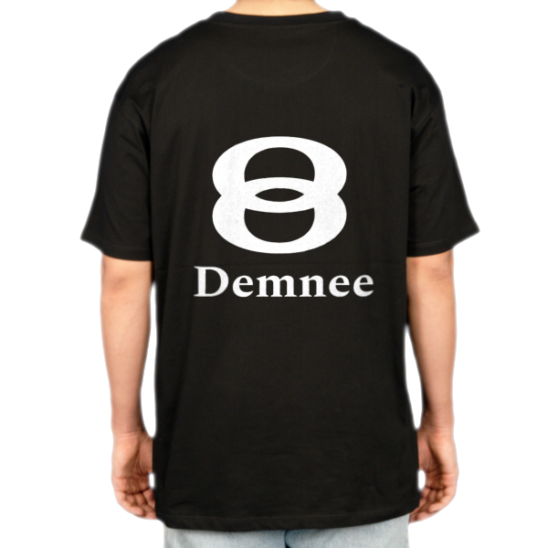 تیشرت Demneeنمای پشت - رنگ مشکی