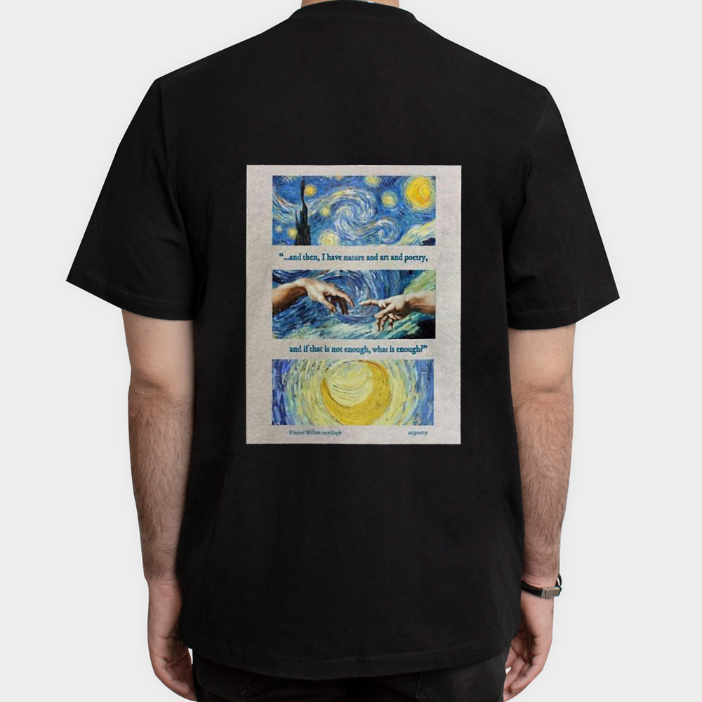 T-shirtنمای پشت - رنگ مشکی