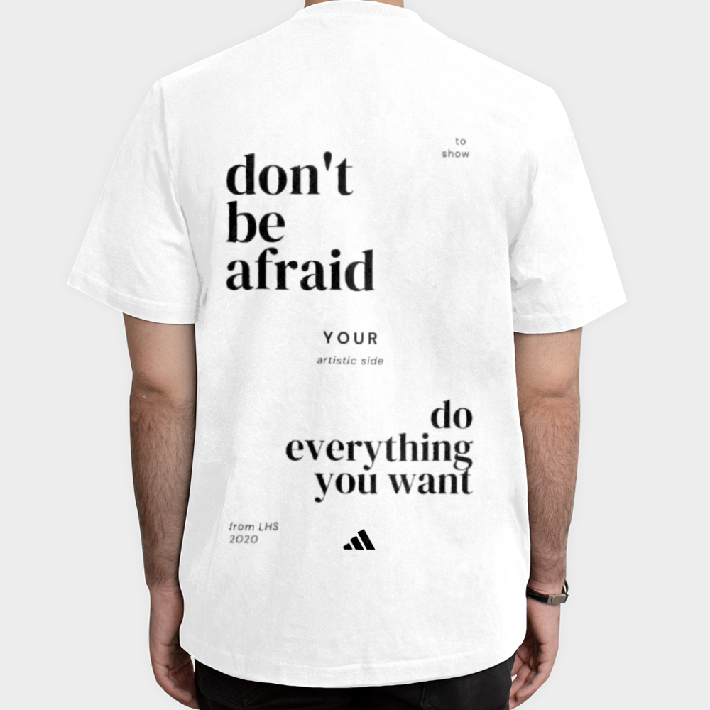 تیشرت طرح adidasنمای پشت - رنگ سفید5
