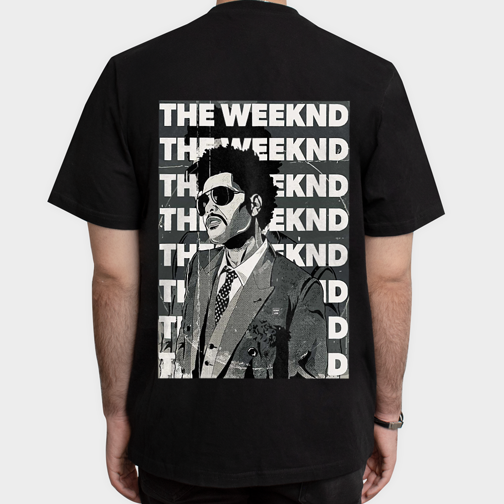 The weekndنمای پشت - رنگ مشکی