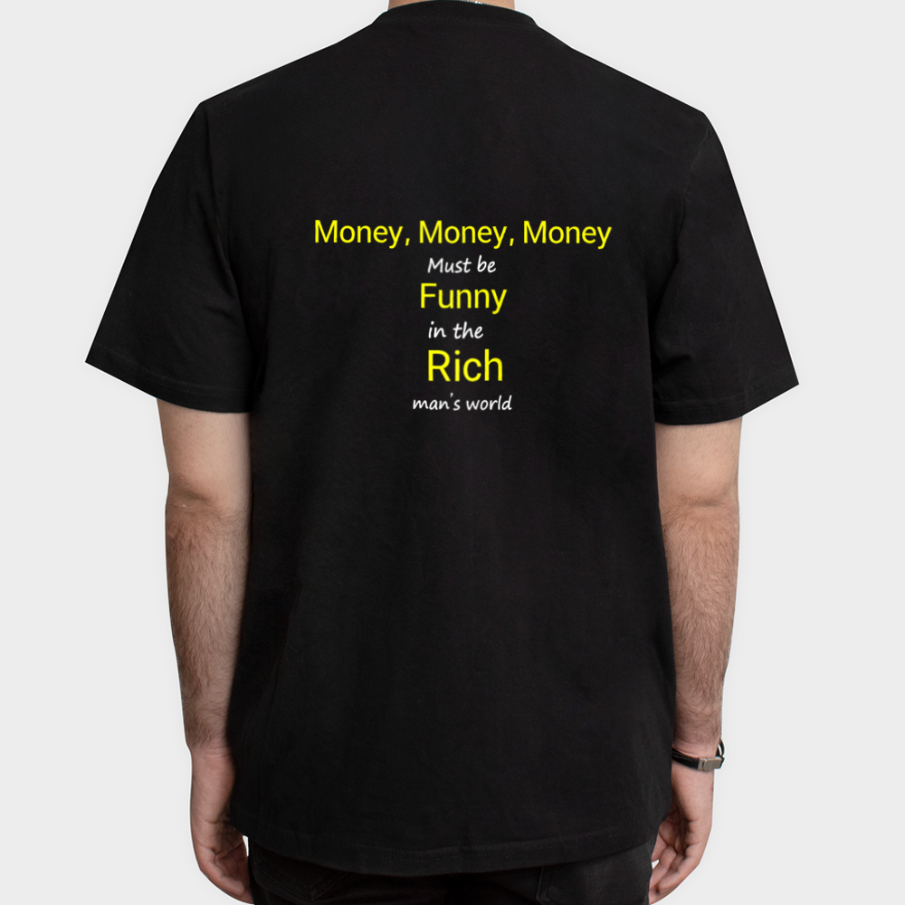 تیشرت Money catنمای پشت - رنگ مشکی5