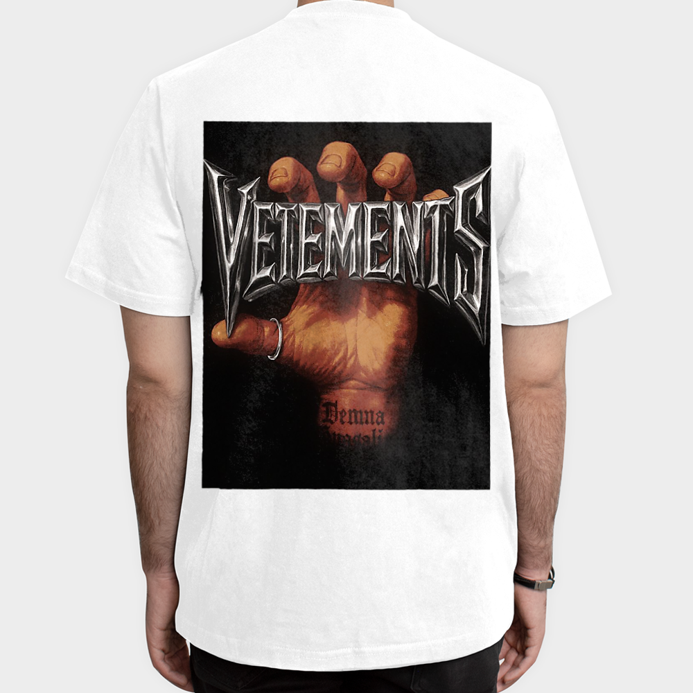 VETEMENTS Hand✨️نمای پشت - رنگ سفید