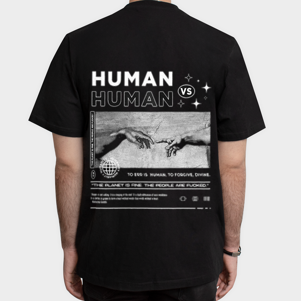 Humanنمای پشت - رنگ مشکی