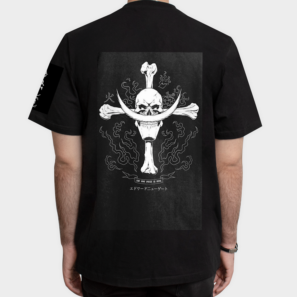Onepiece tshirtنمای پشت - رنگ مشکی5