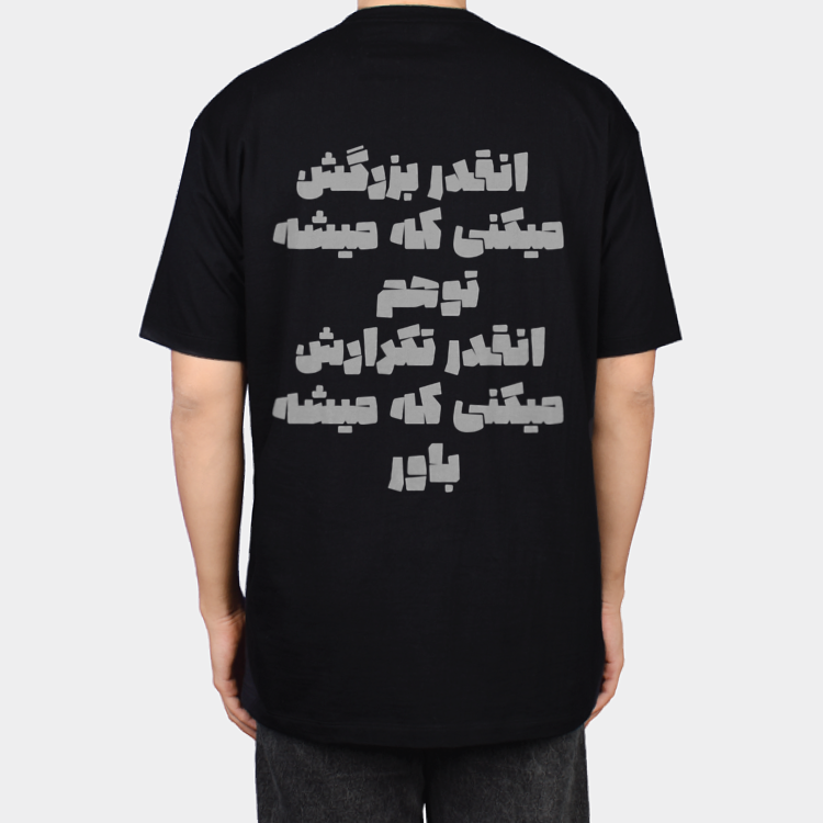 تیشرتنمای پشت ۱ - رنگ مشکی1