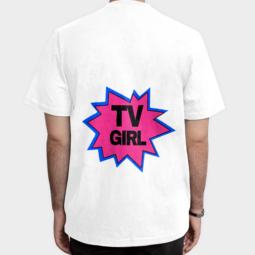 تیشرت گروه TV Girl دختر تلوزیونینمای پشت - رنگ سفید5