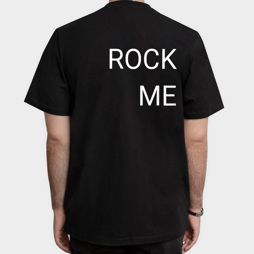 تیشرت Love Rockنمای پشت - رنگ مشکی