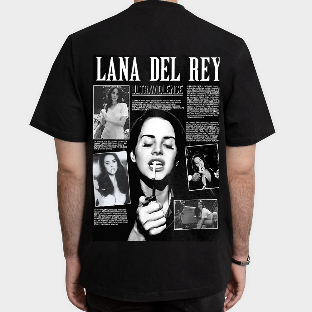 Lana del Reyنمای پشت - رنگ مشکی