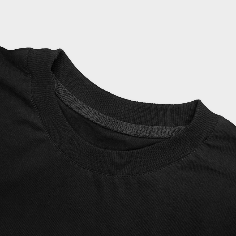 تیشرت طرح سریال بوجکنمای نزدیک یقه - رنگ مشکی1