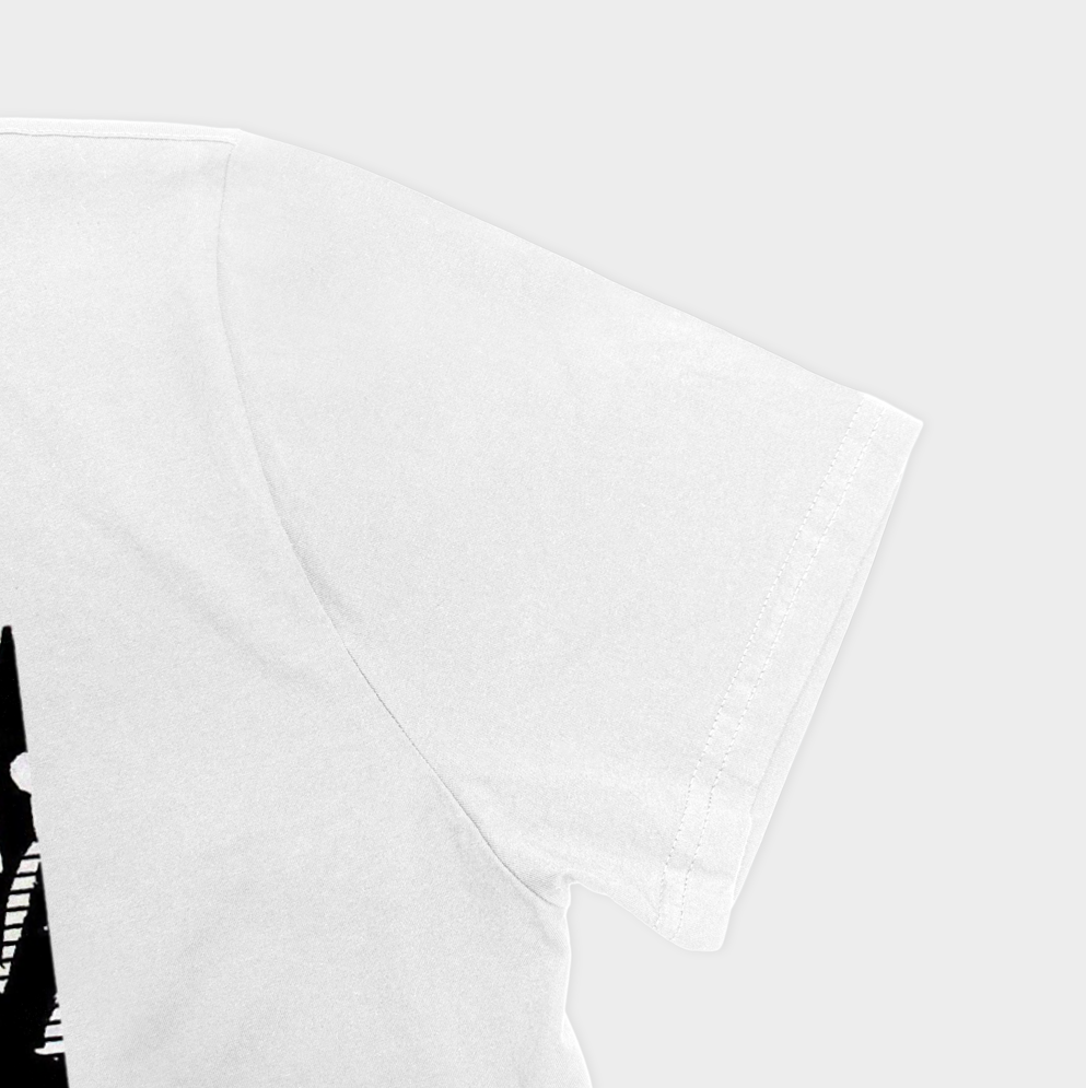 تیشرت بی تی اسنمای نزدیک آستین چپ - رنگ سفید5