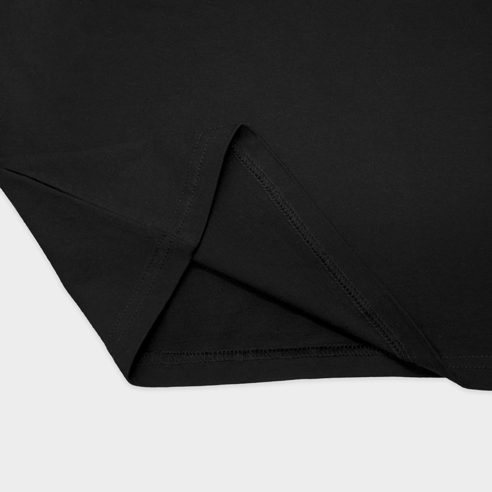 تیشرت dark sideنمای نزدیک پایین لباس - رنگ مشکی