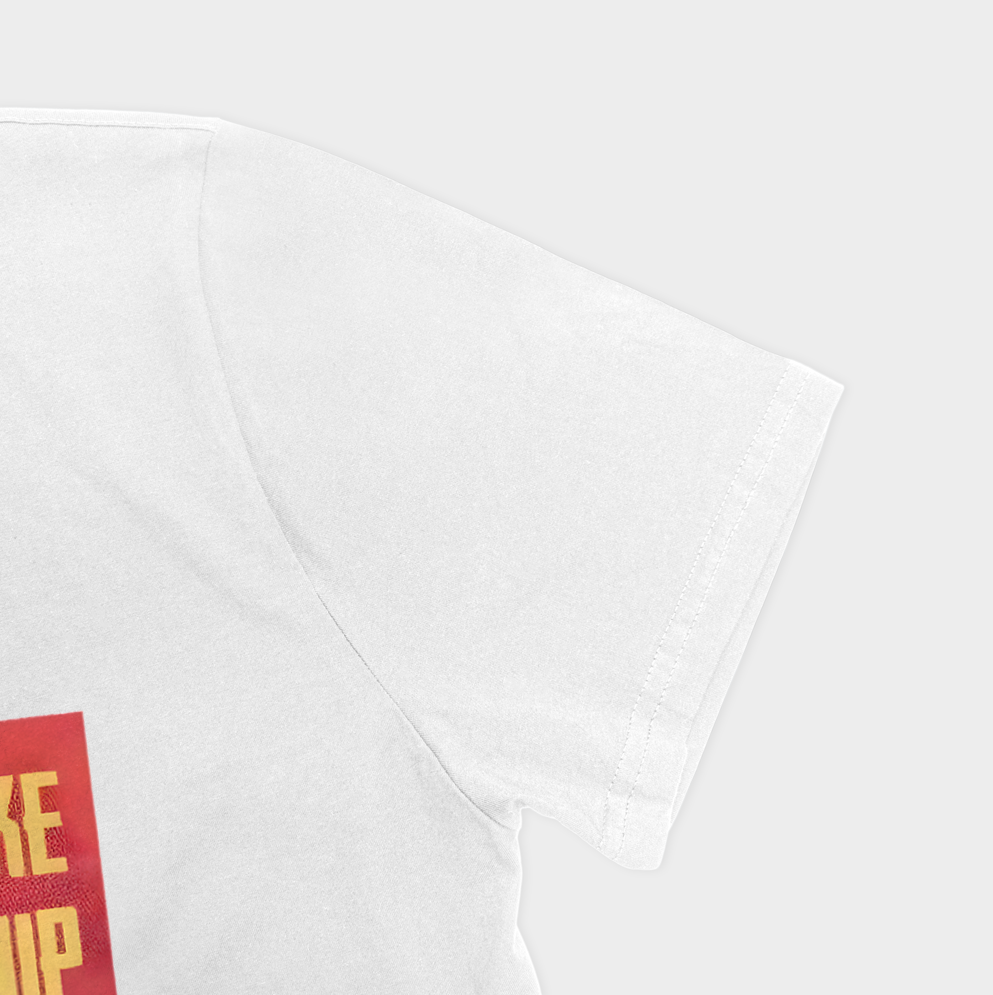 Tshirt تیشرت مشکی گوربه پیشینمای نزدیک آستین چپ - رنگ سفید2