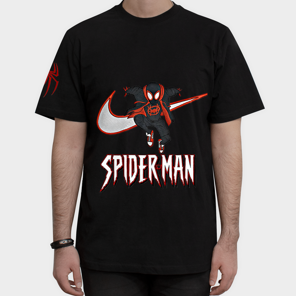 تیشرت با طرح اسپایدرمن... Spidermanنمای روبرو ۱ - رنگ مشکی5
