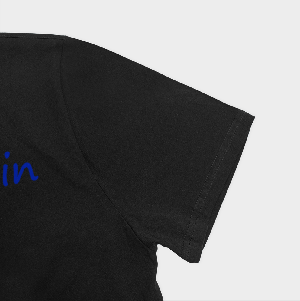 Jimin blueنمای نزدیک آستین چپ - رنگ مشکی3