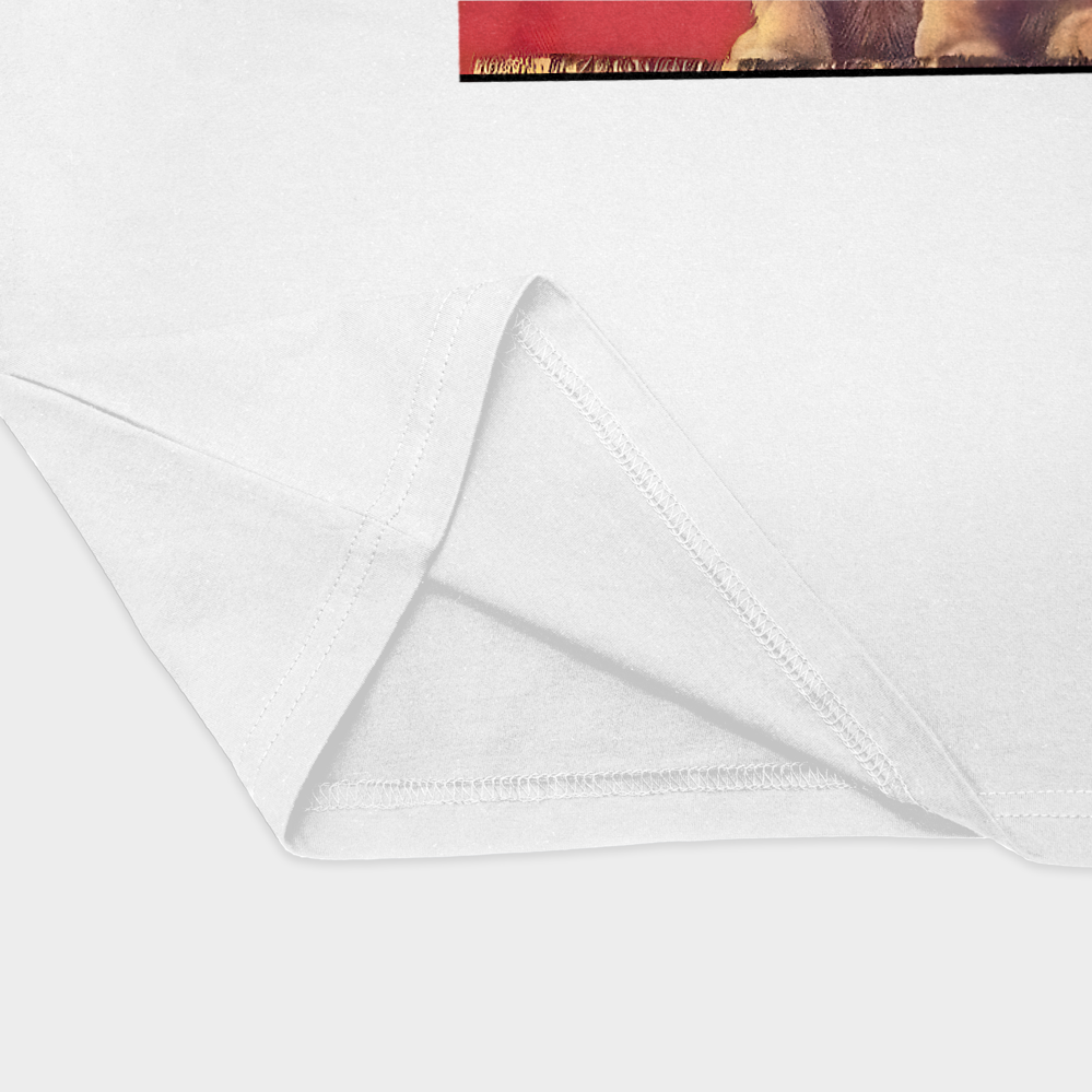 Tshirt تیشرت مشکی گوربه پیشینمای نزدیک پایین لباس - رنگ سفید1