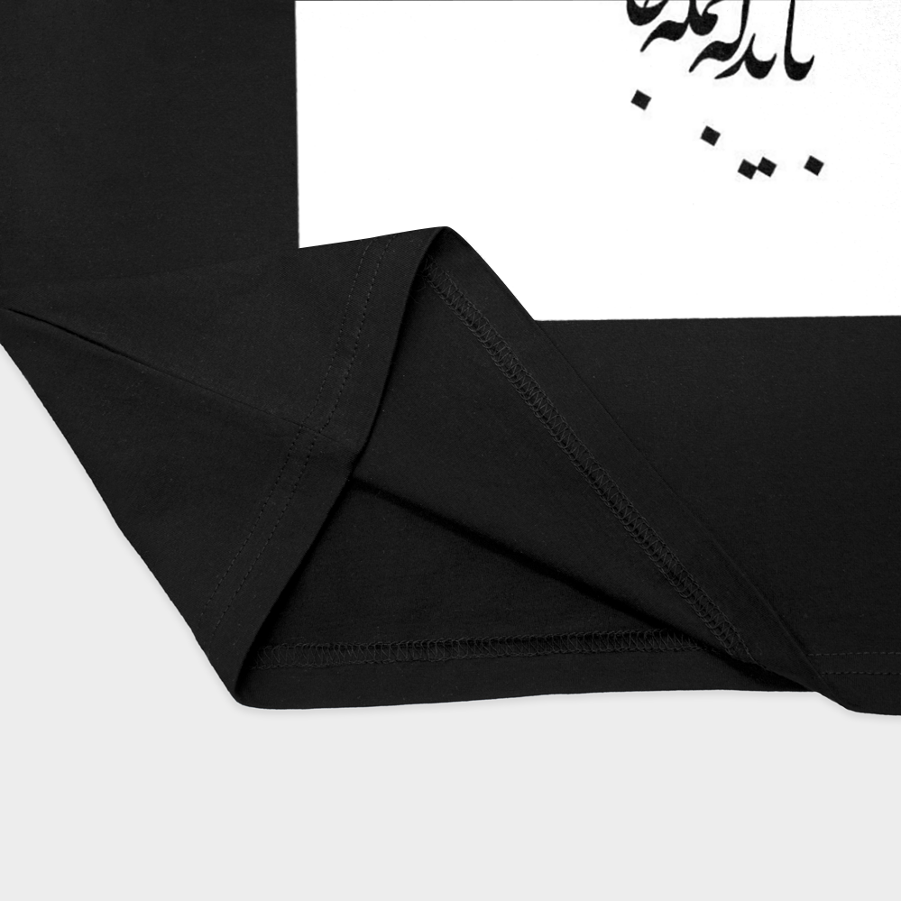 طرح شعرنمای نزدیک پایین لباس - رنگ مشکی2