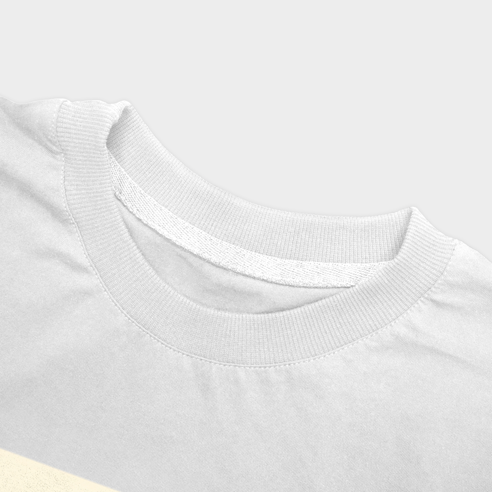 تیشرتنمای نزدیک یقه - رنگ سفید4