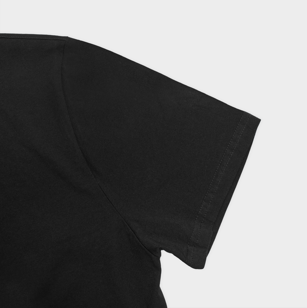 تیشرت رام نشدهنمای نزدیک آستین چپ - رنگ مشکی3