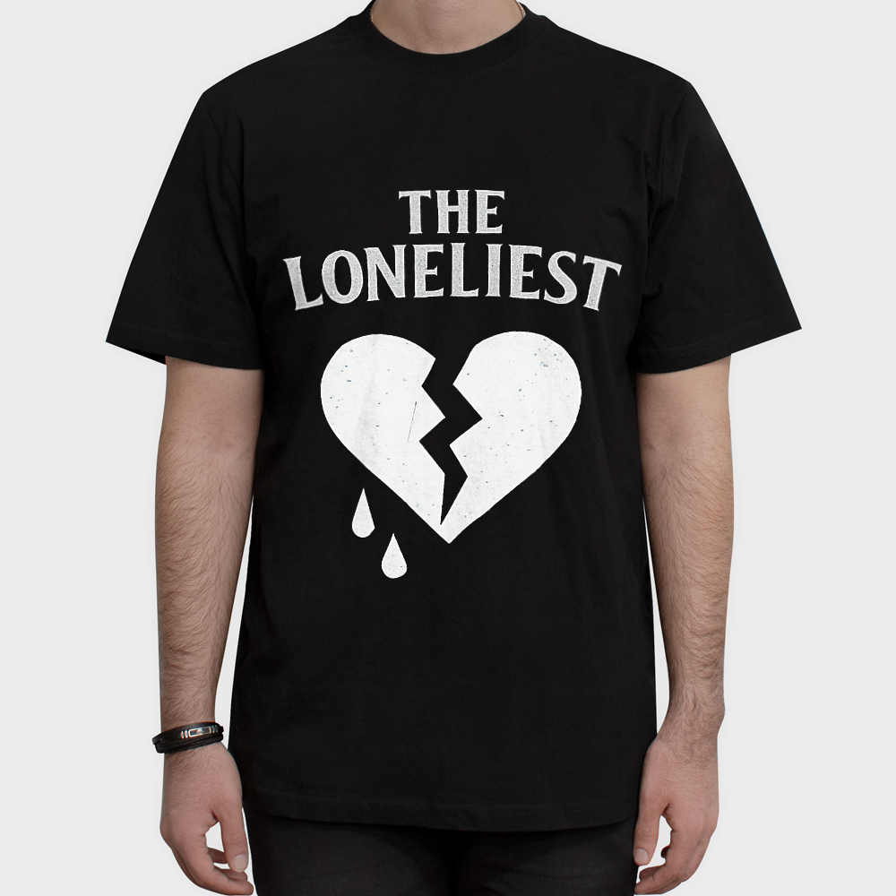 تیشرت طرح THE LONELIEST مشکینمای روبرو ۱ - رنگ مشکی1