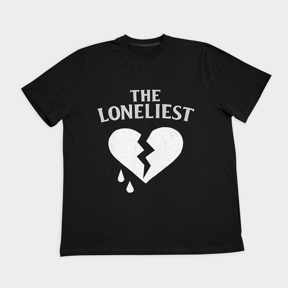 تیشرت طرح THE LONELIEST مشکینمای روبرو ۲ - رنگ مشکی2