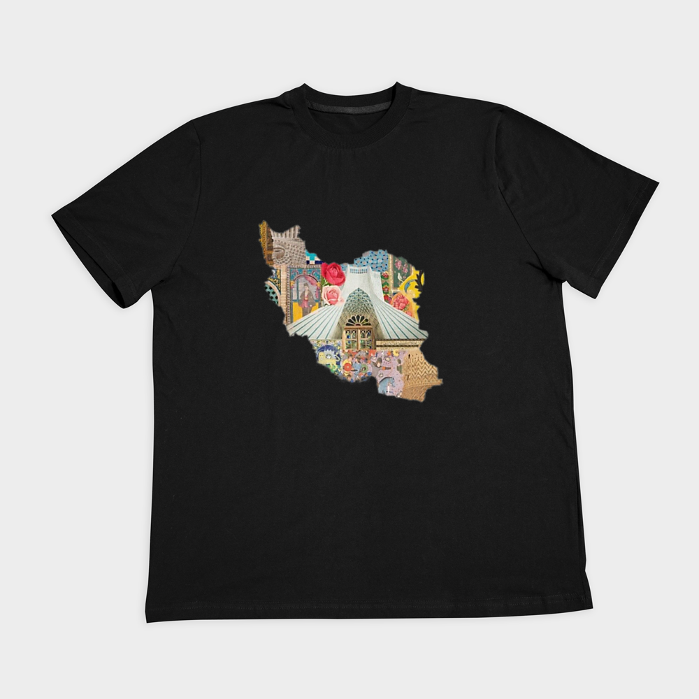 تیشرتنمای روبرو ۲ - رنگ مشکی0