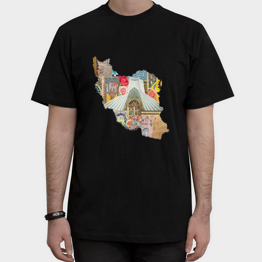 تیشرتنمای روبرو ۱ - رنگ مشکی4