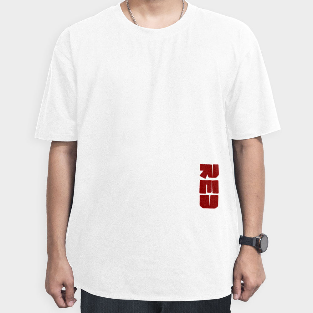 human tshirtنمای روبرو ۱ - رنگ سفید0