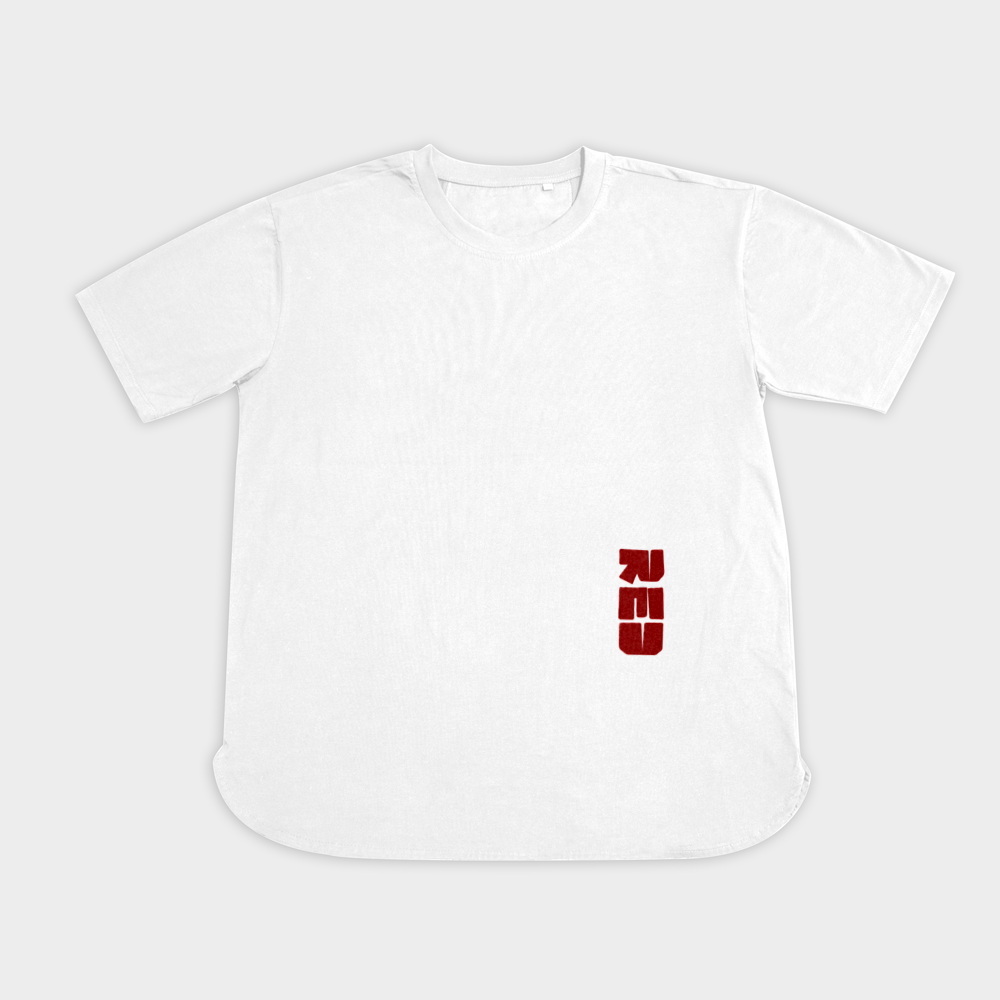 human tshirtنمای روبرو ۲ - رنگ سفید1