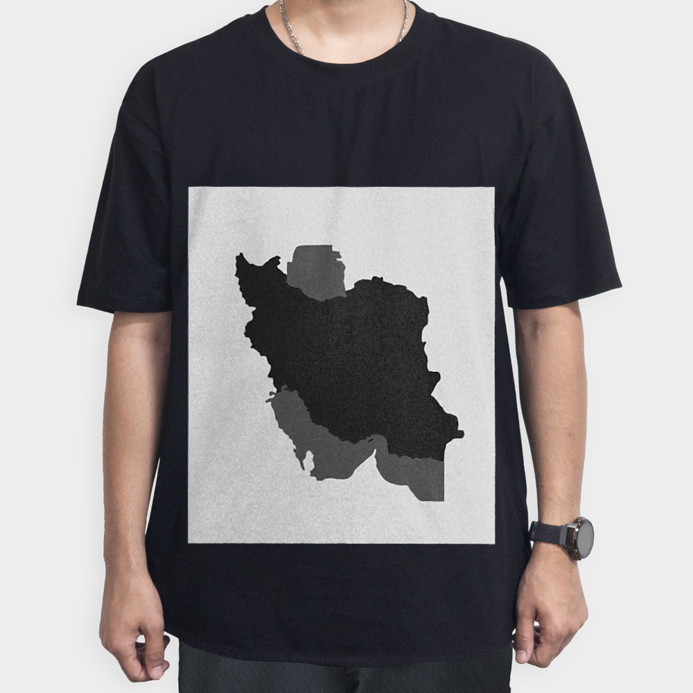 تی شرت طرح Homeنمای روبرو ۱ - رنگ مشکی