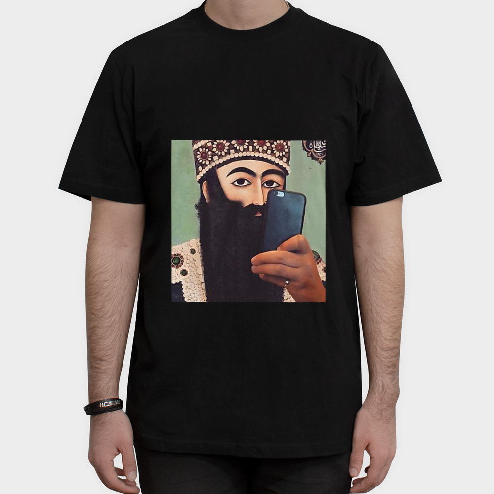 تیشرت فانزینمای روبرو ۱ - رنگ مشکی4