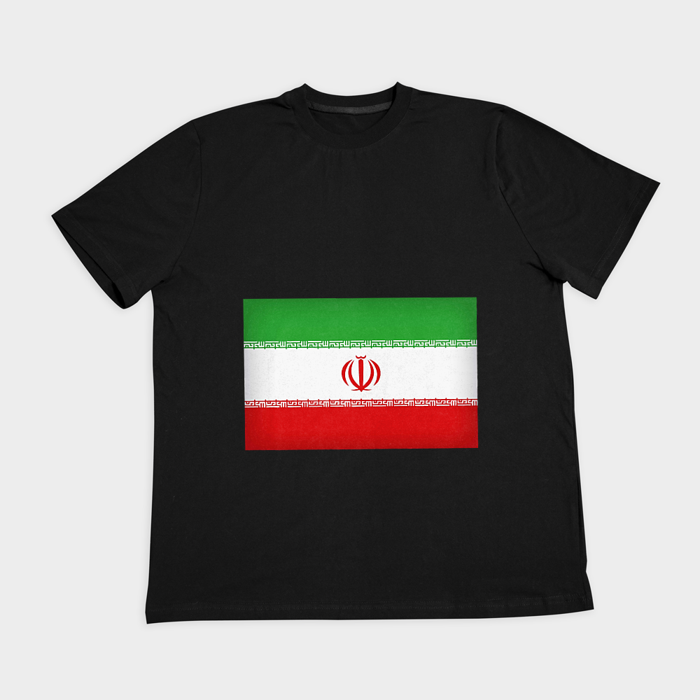 تیشرت ایراننمای روبرو ۲ - رنگ مشکی2