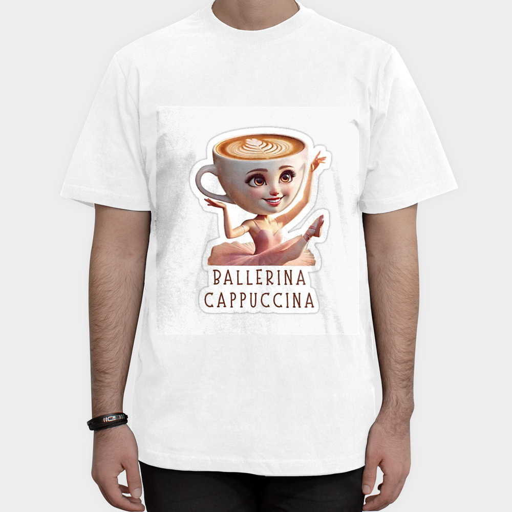 تیشرت ballerina capuchinaنمای روبرو ۱ - رنگ سفید1
