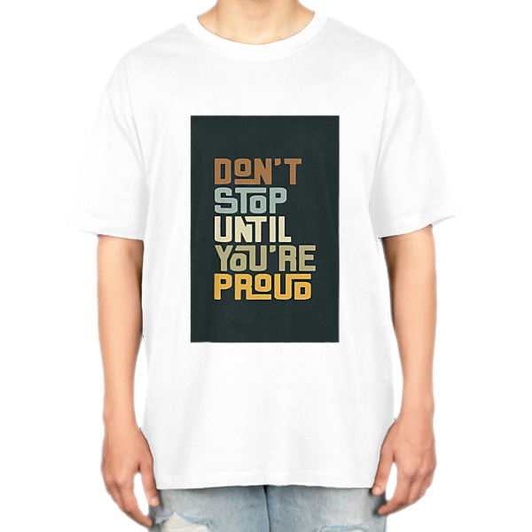 Don’t stop !نمای روبرو ۲ - رنگ سفید